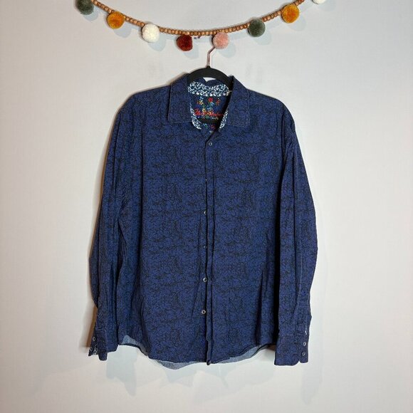 Robert Graham Other - Robert Graham Classic Fit Armstrong blue patterned button down dress shirt